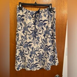 Vintage Liz Claiborne tie-waist skirt.